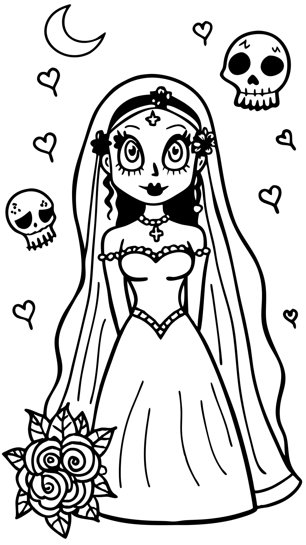 Coloring Pages Corpse Bride